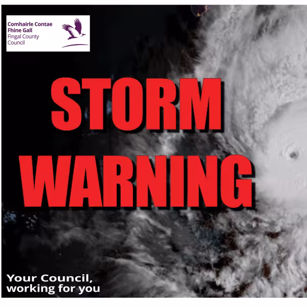 Red Storm Warning Graphic