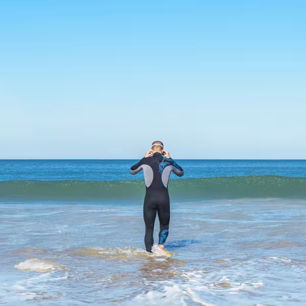 A feasibility study will be done for the development of infrastructure such as showers, changing facilities and ramped access for sea swimming