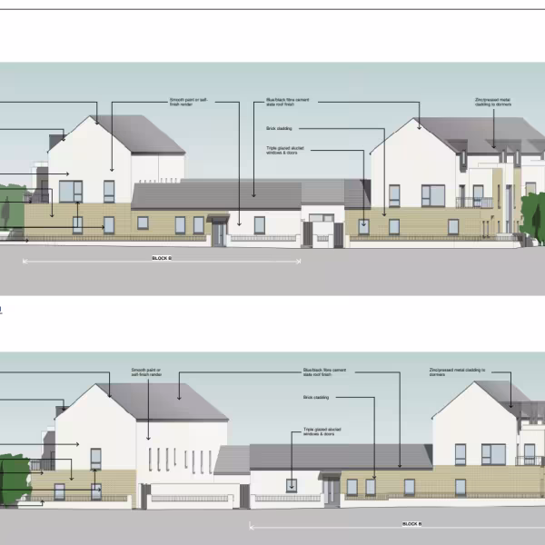 22-003-Rathmore Road-205-East & West Elevations