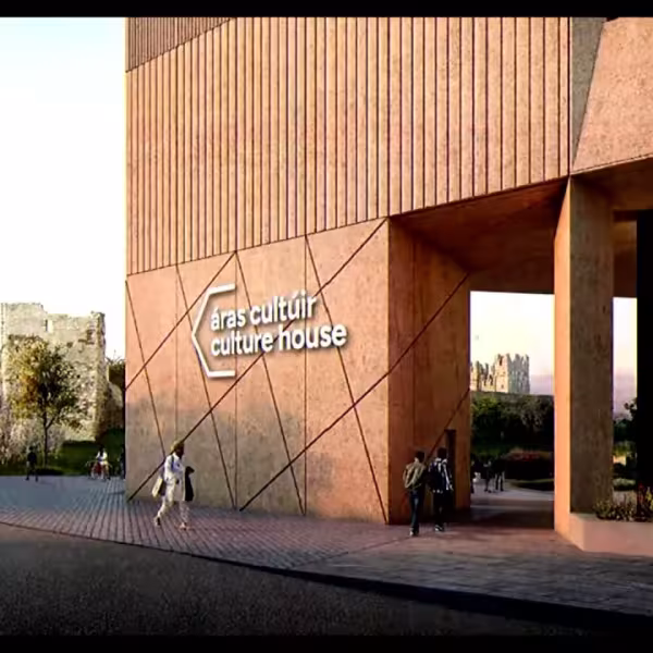 CGI of the new Culture House Fingal