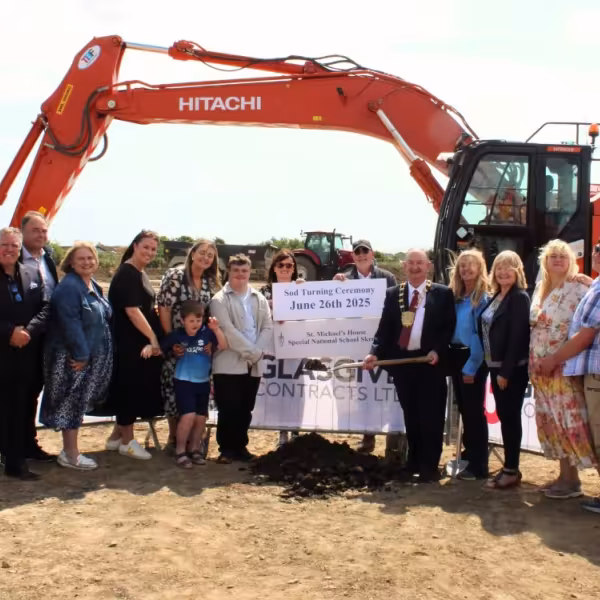 The sod has been turned for a new €15m school in Skerries