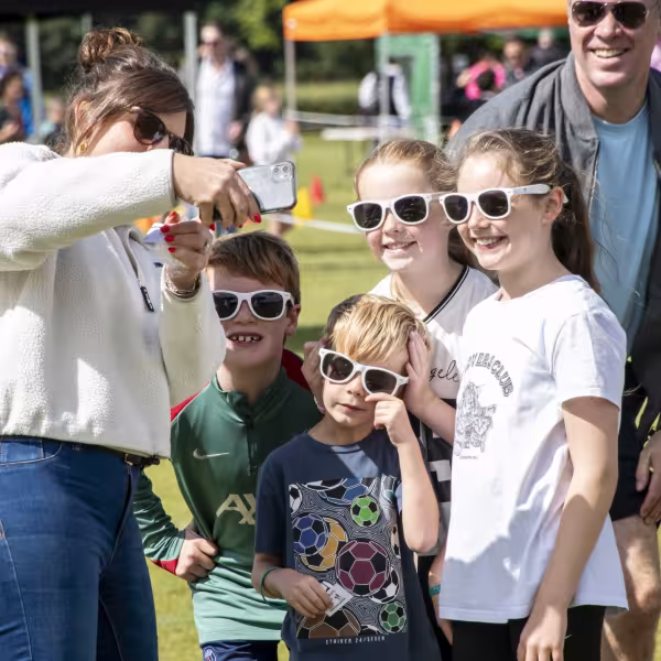 family enjoying fingal sports fest