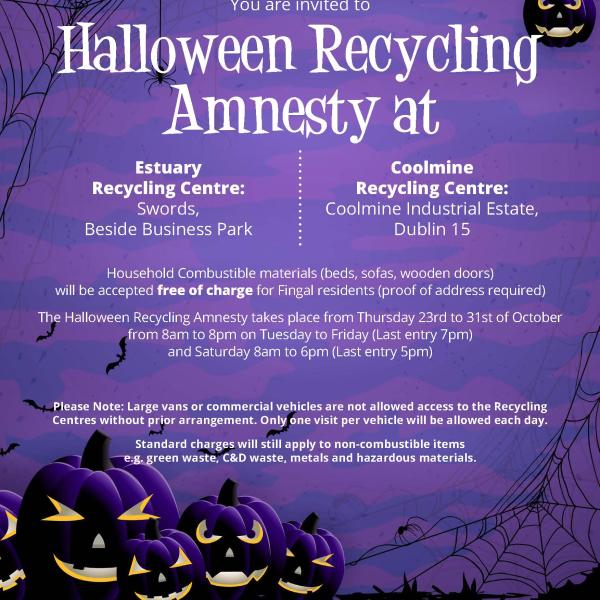 Halloween Recycling Amnesty 2025