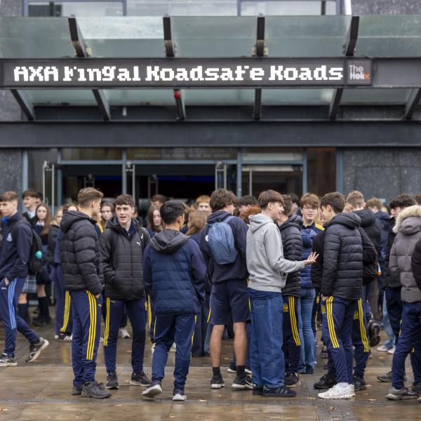 crowds attending the AXA roadsafe Roadshow Helix November 2025