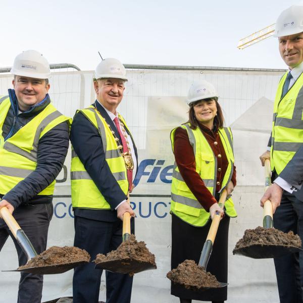 North Court Sod Turning Swords