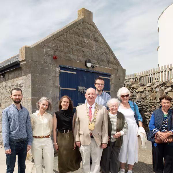 Mayor of Fingal with group at Loughshinny Boathouse.jpg