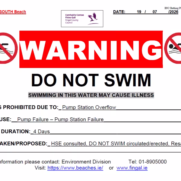 Do not swim Rush South Beach 19.07.2026