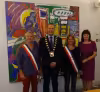 Representatives of The Canton of Guichen with Mayor of Fingal Cllr Eoghan O'Brien and Fingal County Council's Interim Chief Executive AnnMarie Farrelly