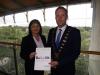 Pictured at the launch of Fingal County Council’s Climate Change Action Plan 2019-2024 are Interim Chief Executive AnnMarie Farrelly and Mayor of Fingal Cllr Eoghan O’Brien.