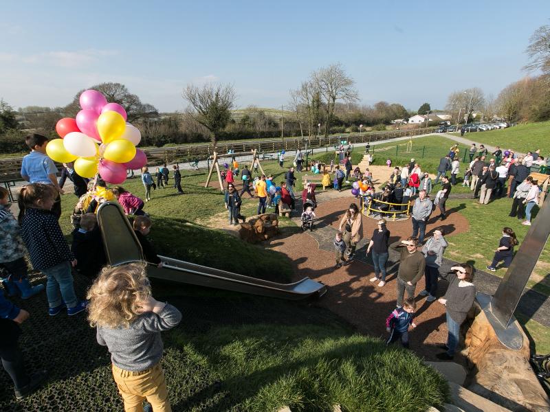 Knight's Playground and Multi Use Games Area at Glebe Park Balrothery