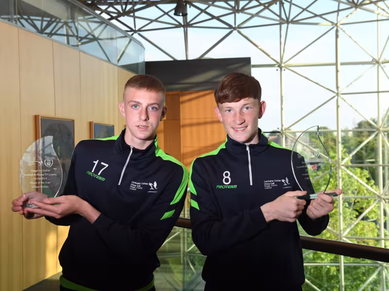 Council honour graduates from  TY Football and Fitness Course