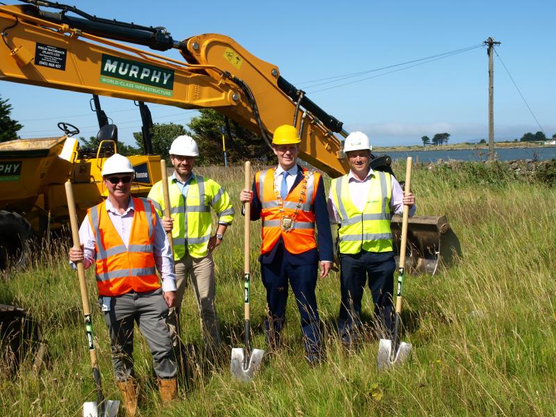 Baldoyle Pormarnock Greenway JCB.