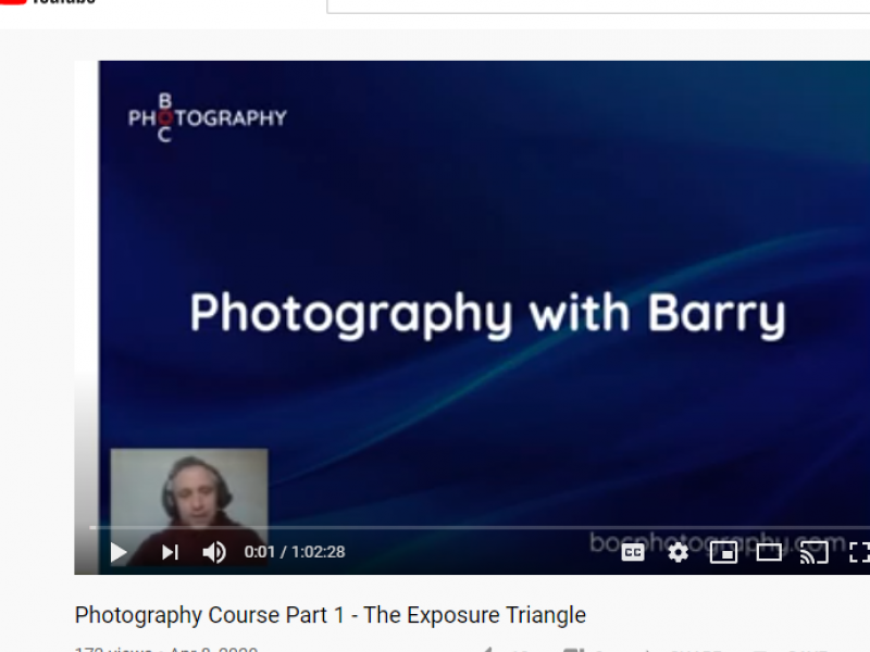 Photography with Barry
