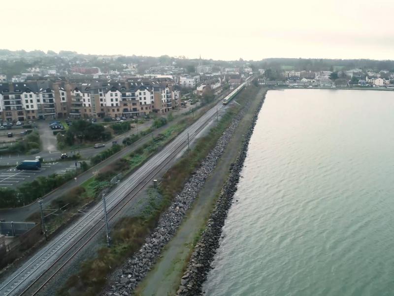 The railway line over the Broadmeadow Estuary, Malahide