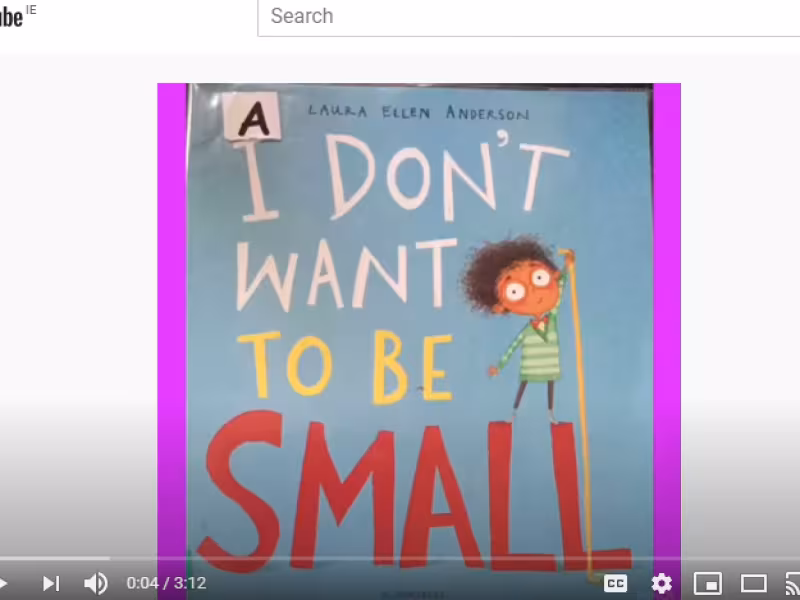 I don't want to be small