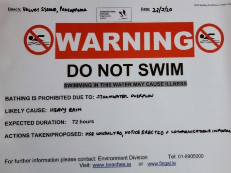 do not swim