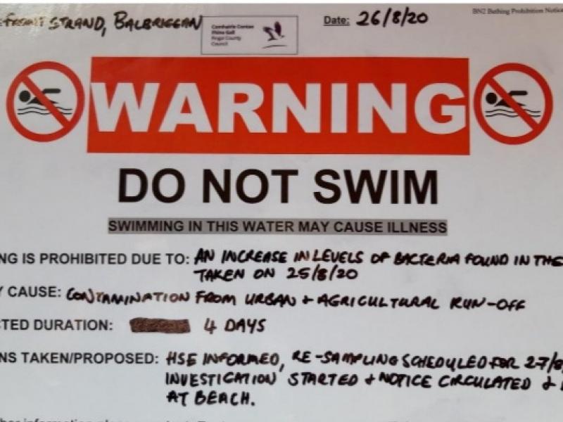 Balbriggan do not swim