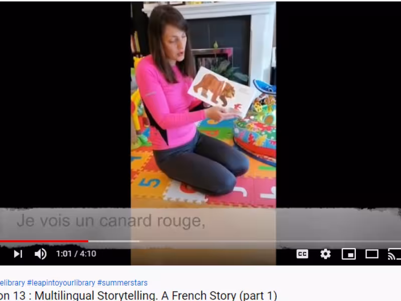 Multilingual storytelling session 13 french part 1