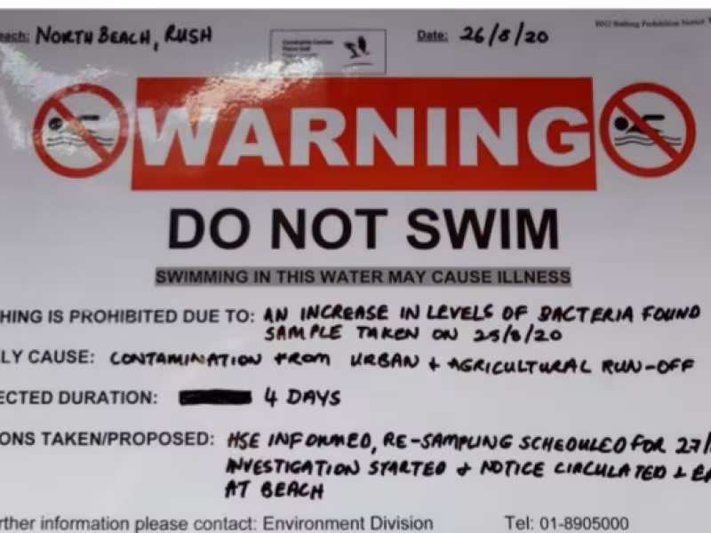 Rush do not swim