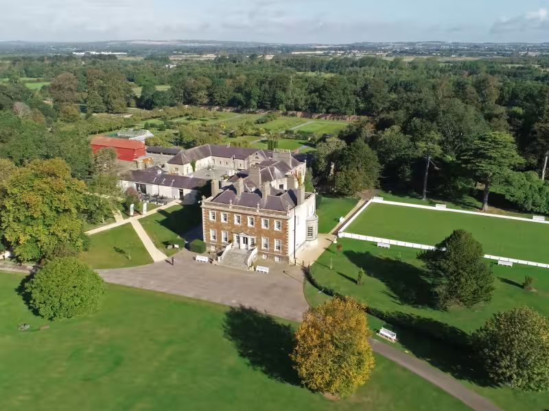 newbridge Demesne aerial shot