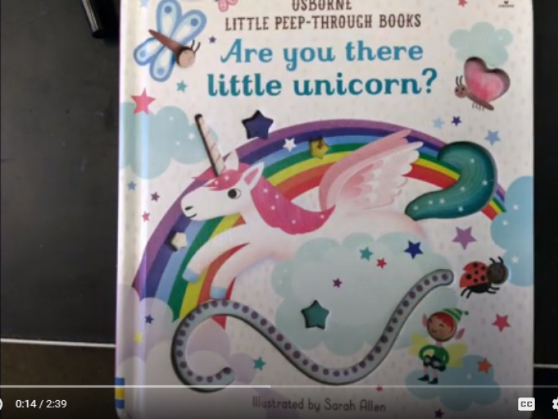  session 18 of Multilingual Storytelling, Sarah will read a story in English about a little unicorn which is difficult to find. https://youtu.be/9dpqzndT7lw