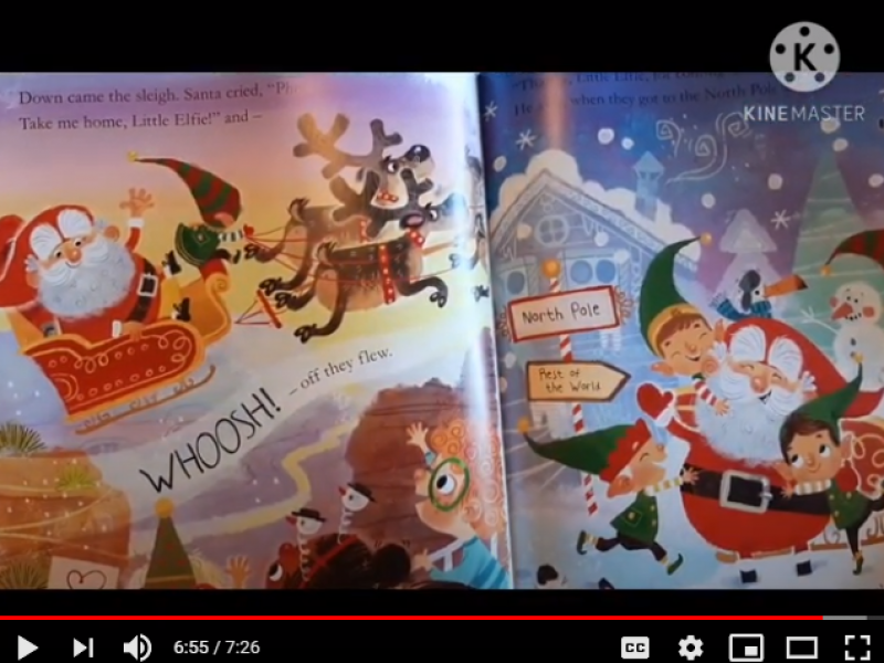 image of Santa Selfie book