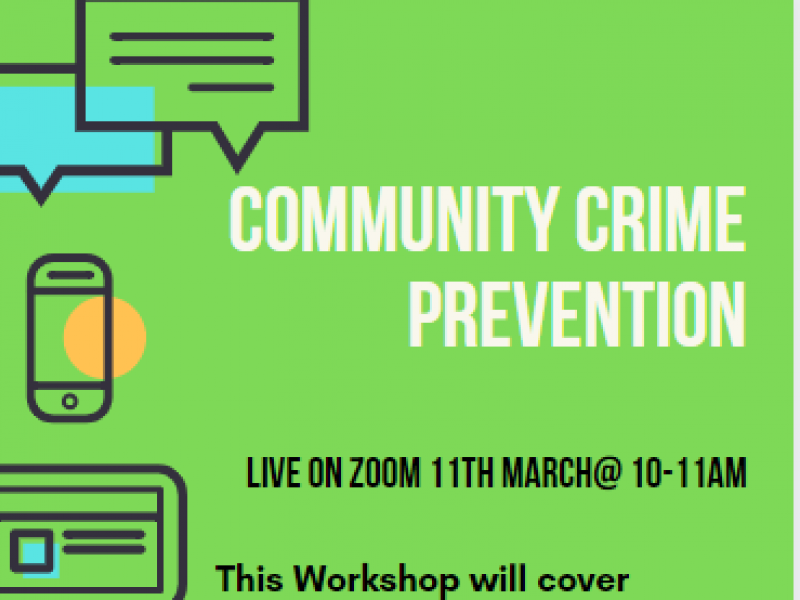 Community Crime Prevention Poster