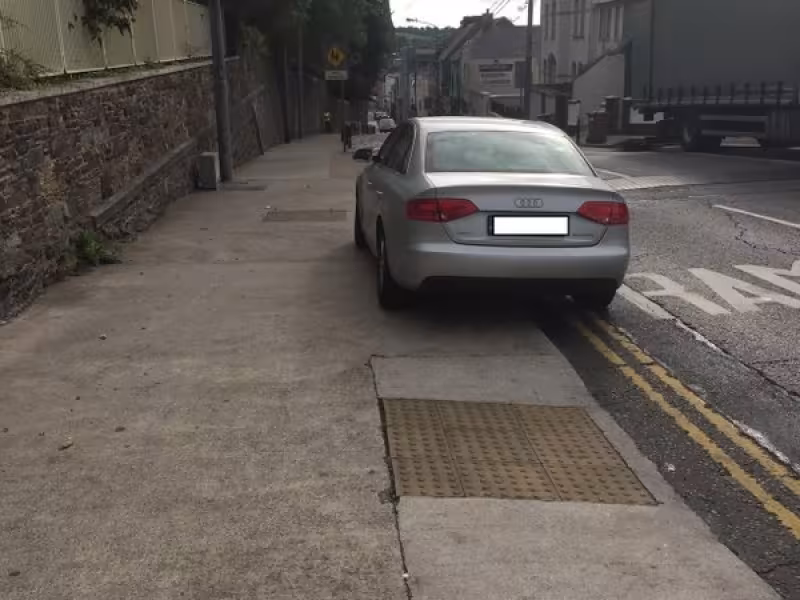 Image of illegal parking