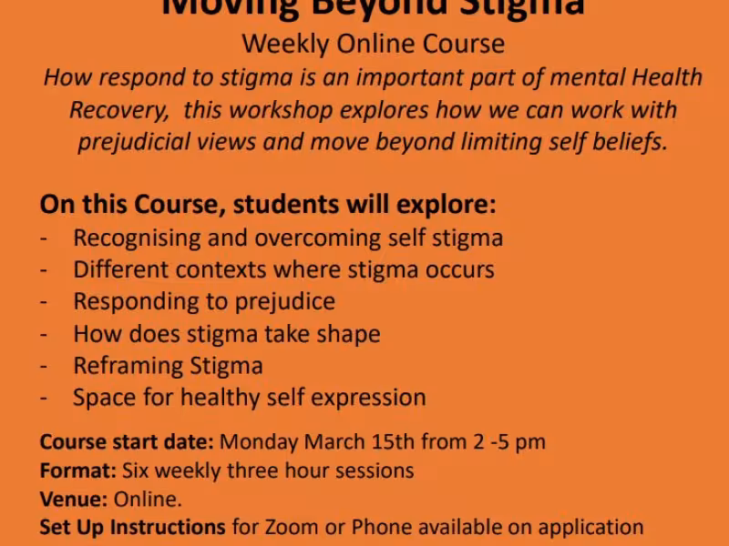 Moving Beyond Stigma Details