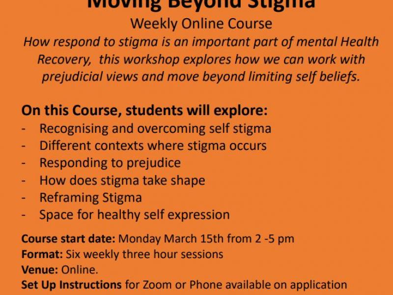 Moving Beyond Stigma Details