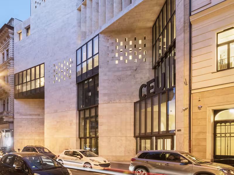 The Central European University in Budapest is one of O’Donnell and Tuomey’s most famous projects.