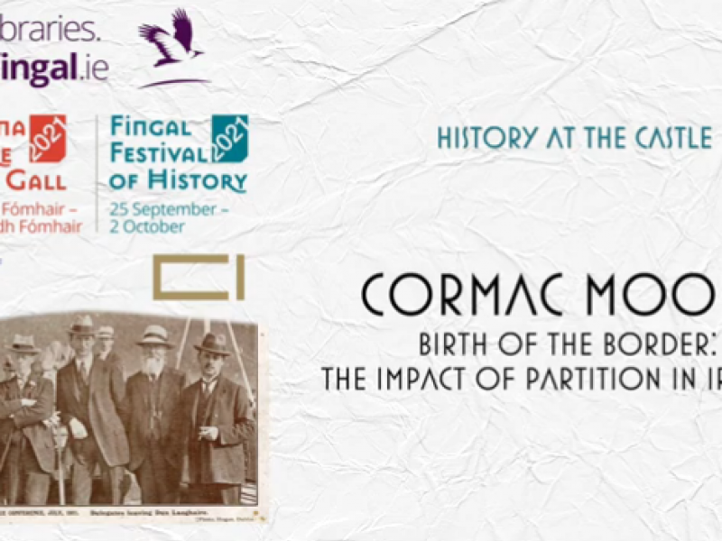 Cormac Moore at the Fingal Festival of History