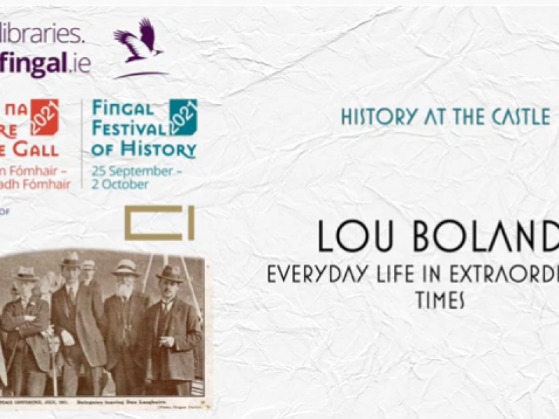 Lou Boland at the Fingal Festival of History