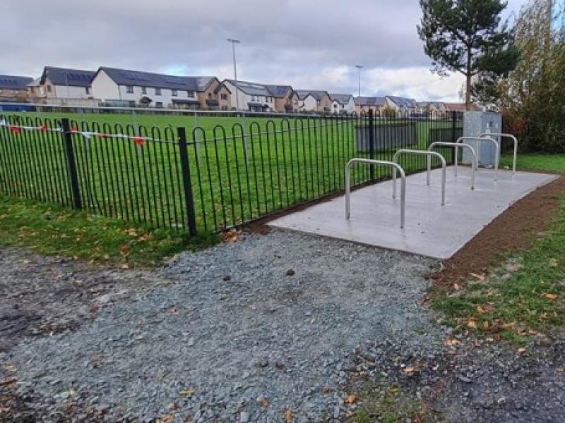 Bike Parking at Lusk Sports Hub