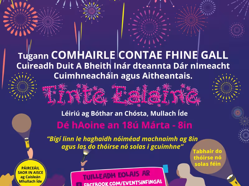 Malahide Fireworks Irish