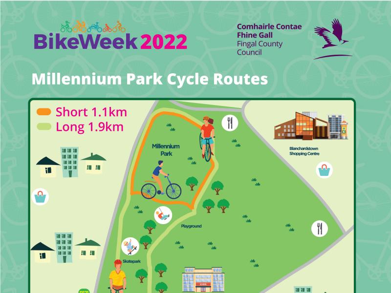 Millennium Park Cycle Map