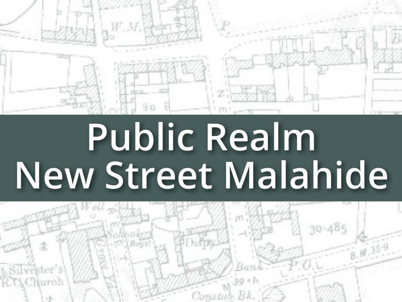 New Street Malahide public realm website header image