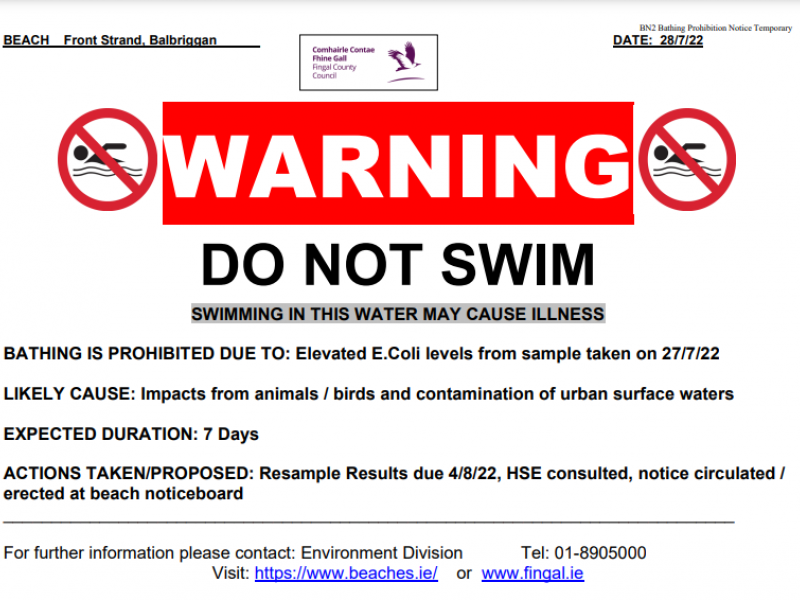 Front Strand Notice