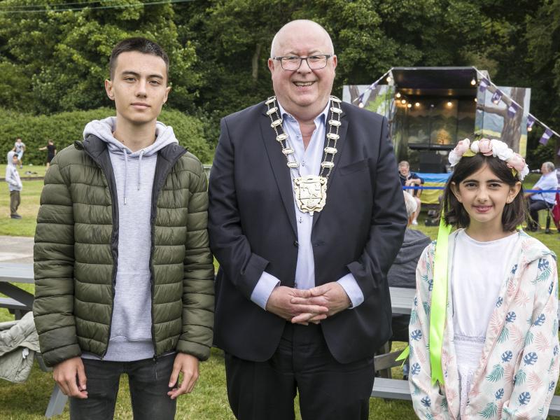 Cassie Delaney, Mayor of Fingal Howard Mahony, Yeva Halstian,