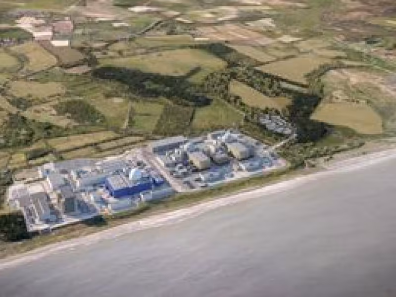 Sizewell C project in Suffolk, UK