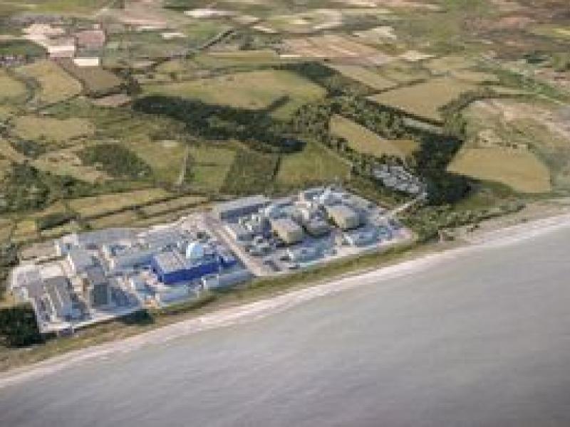 Sizewell C project in Suffolk, UK