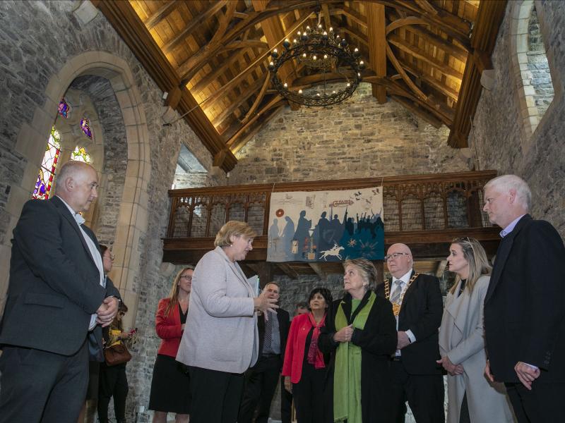 EU Commissioner visits Swords Castle