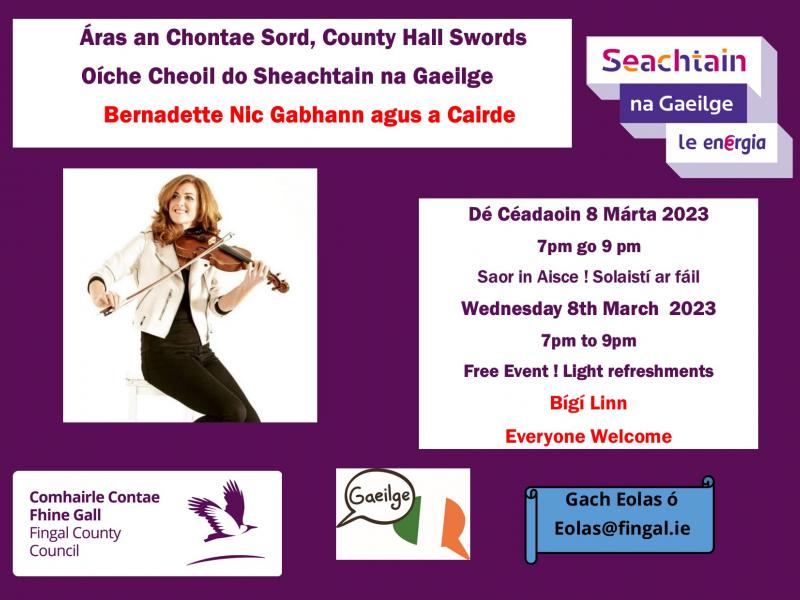 Seachtain na Gaeilge Concert 2023