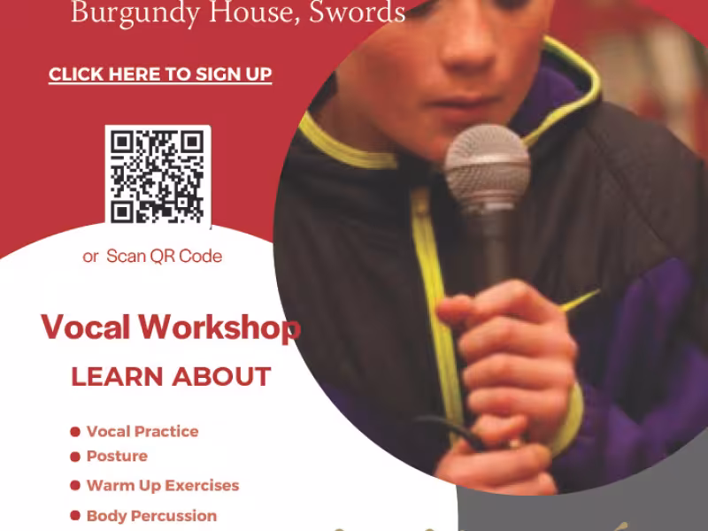 vocal workshop poster