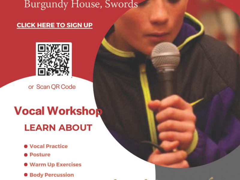 vocal workshop poster