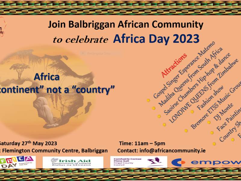 AANI Africa day flyer