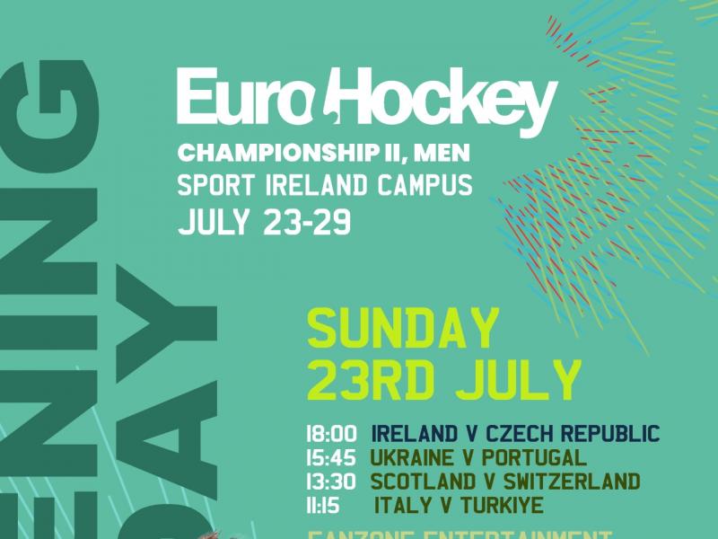 Irish Hockey Opening Day Poster