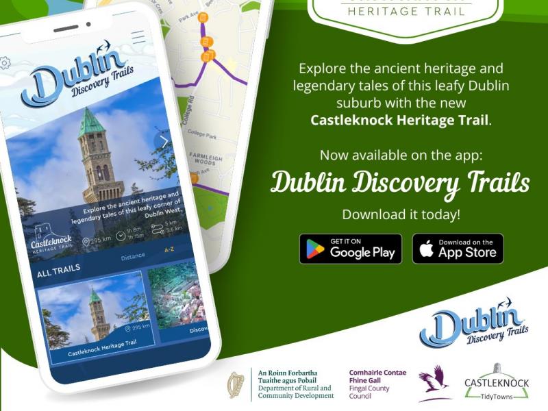 Castleknock Digital Trails Discover Dublin Heritage Week Poster