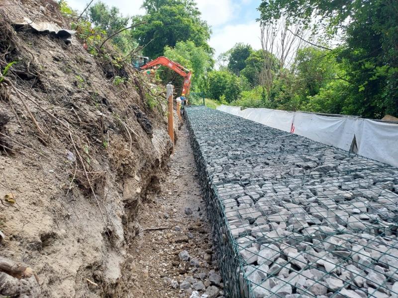 The reconstruction of the Brackenstown Road has moved to the next phase