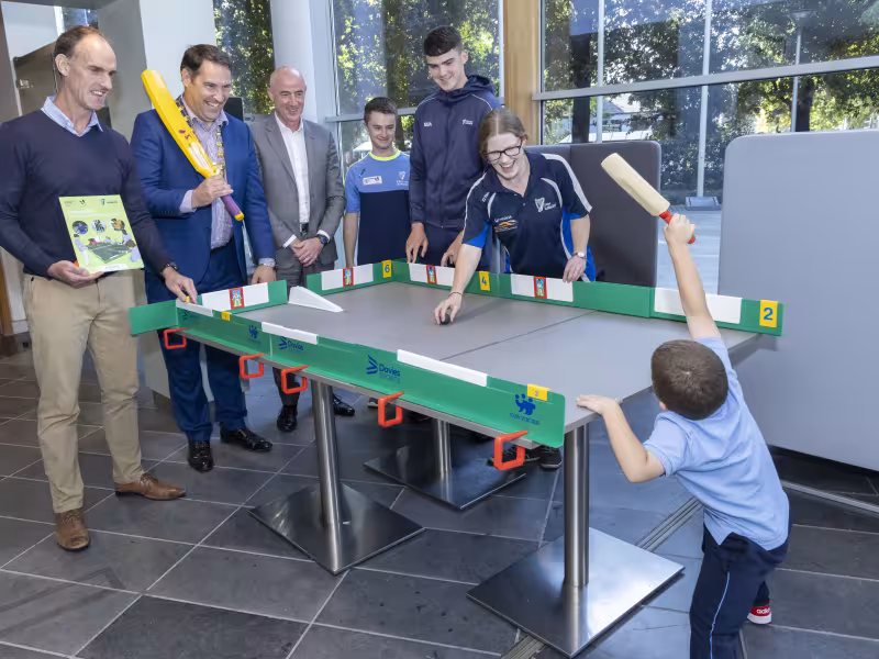 C4A Launch Mayor et al at table cricket